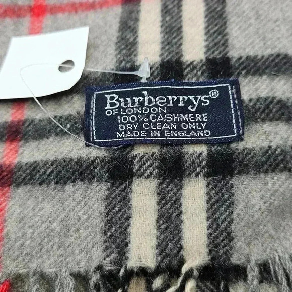 Burberry Novacheck Grey πππ% πππ¬π‘π¦ππ«π Scarf - Picture 3 of 12